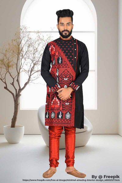 Raw Silk Punjabi Set (adi81599)