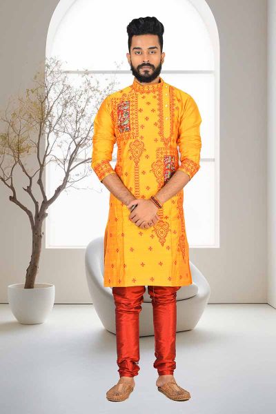Raw Silk Punjabi Set (adi81600)