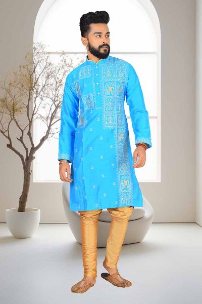 Raw Silk Punjabi Set (adi81602)