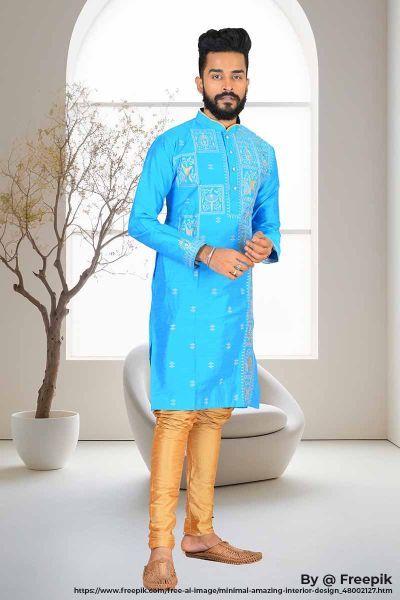 Raw Silk Punjabi Set (adi81602)