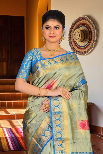 Kanjivaram Saree Online from Adi Mohini Mohan Kanjilal