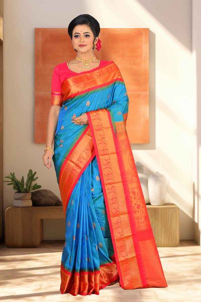 Gadwal Silk Saree (adi83742)