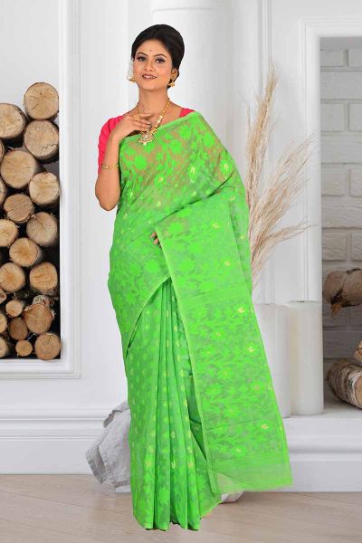 Dhakai Jamdani Saree (adi83835)