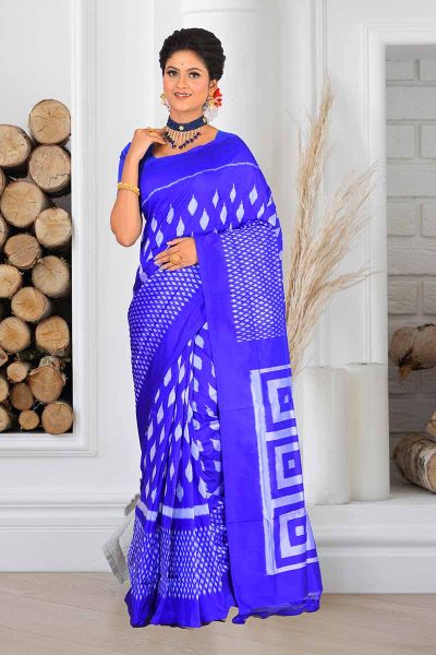 Pure Ikkat silk Saree (adi83845)