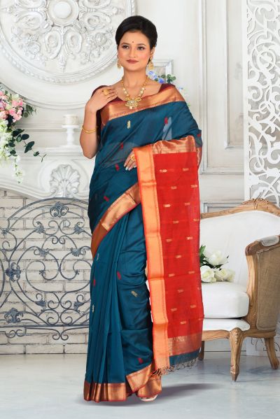 Maheshwari Cotton Saree (adi84126)