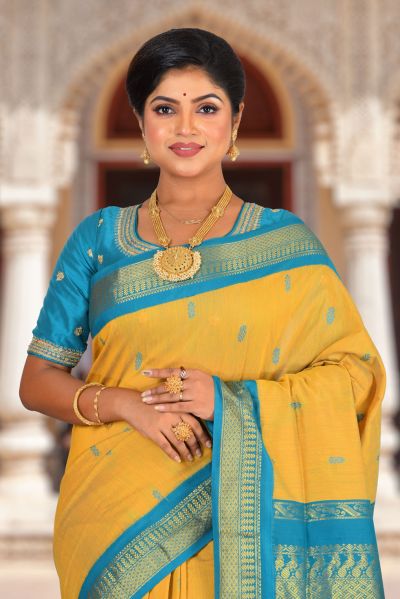 Gadwal Cotton Sarees for the traditional occasion