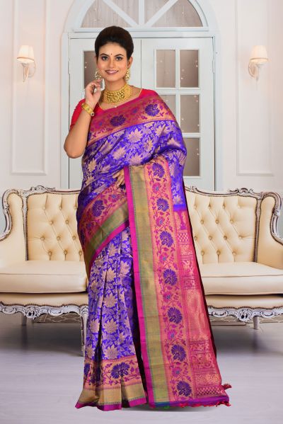 Pure Gadwal Silk Saree (adi84231)