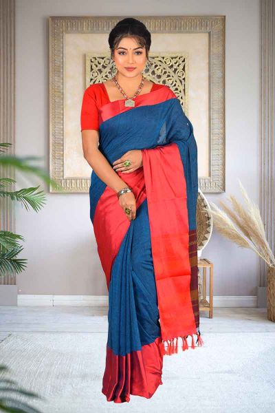 Handloom Cotton Saree (adi84410)