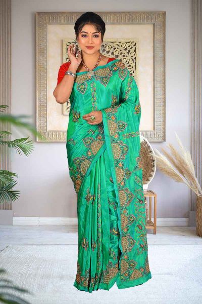 Kashmiri Stitch Saree (adi84412)