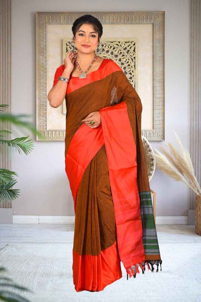 Handloom Cotton Saree (adi84423)