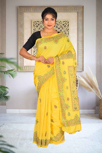 Kashmiri Stitch Saree (adi84445)