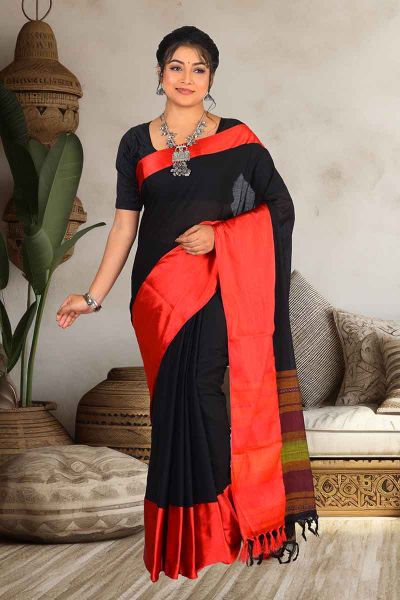 Handloom Cotton Saree (adi84469)