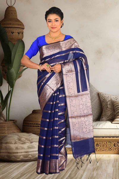 Fancy Silk Saree (adi84495)