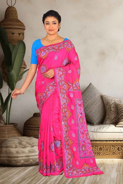 Kashmiri Stitch Saree (adi84500)