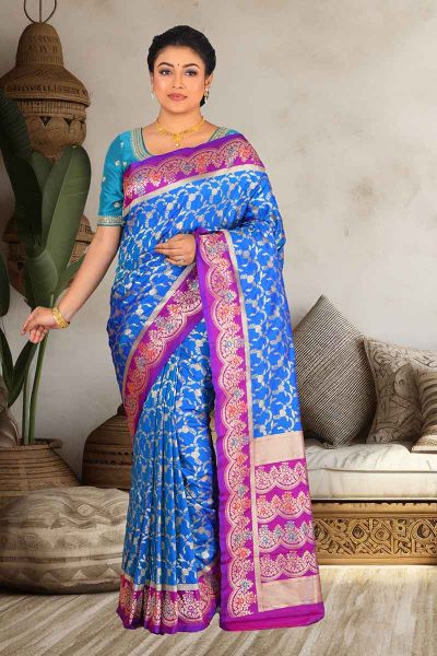 Semi Katan Silk Saree (adi84511)