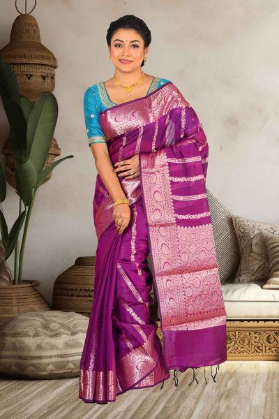 Fancy Silk Saree (adi84513)