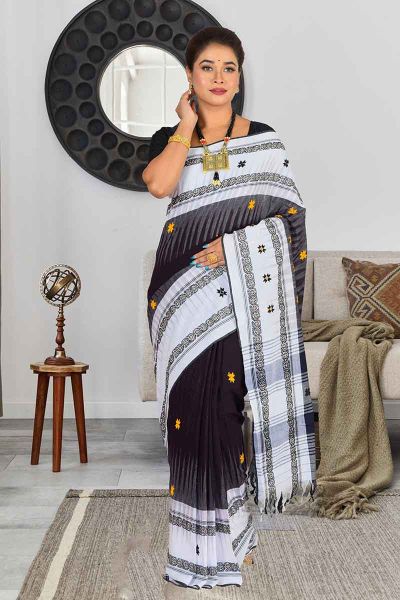 Handloom Cotton Saree (adi84600)