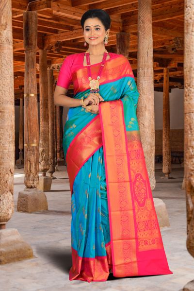 Kanjivaram Silk Saree (adi84637)