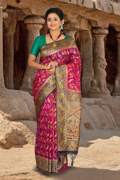 Organza Silk Saree (adi84675)