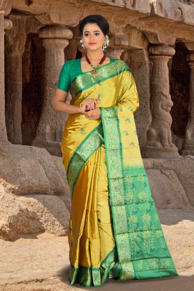 Bishnupuri Silk Saree (adi84682)