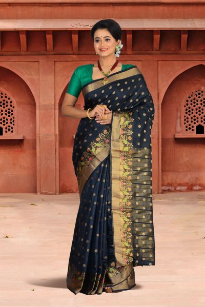 Fancy Silk Saree (adi84690)