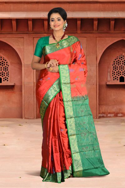 Bishnupuri Silk Saree (adi84693)