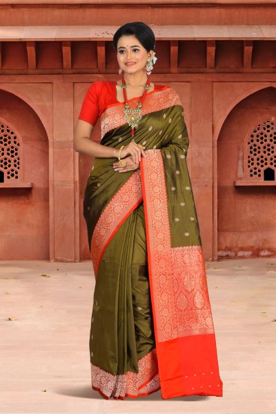 Pure Katan Silk Saree (adi84707)