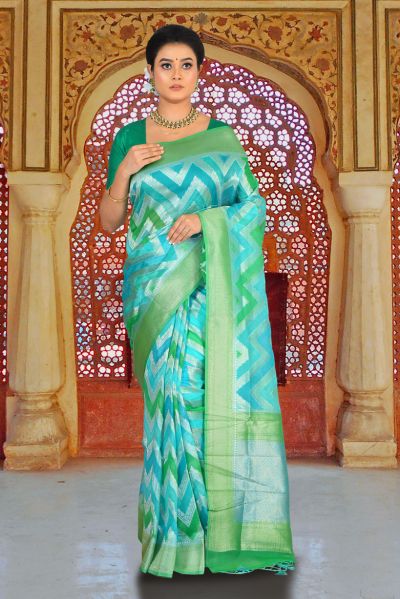 Organza Silk Saree (adi84792)