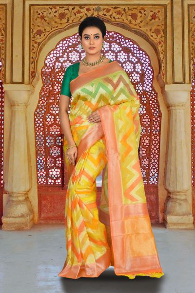 Organza Silk Saree (adi84793)