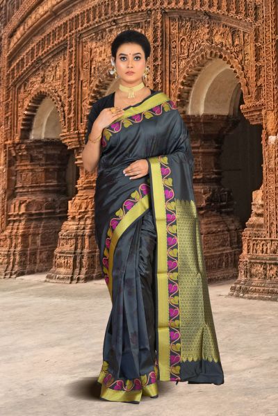 Fancy Silk Saree (adi84838)