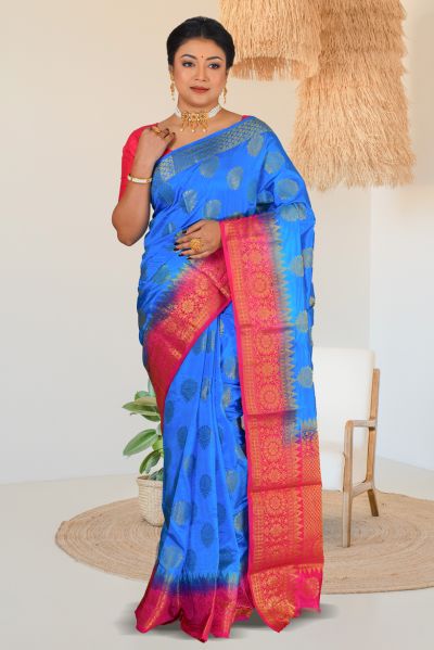 Fancy Silk Saree (adi86879)