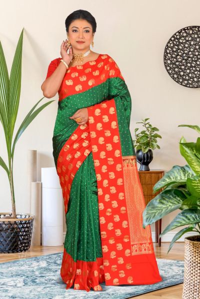 Pure Kanjivaram Silk Saree (adi86897)