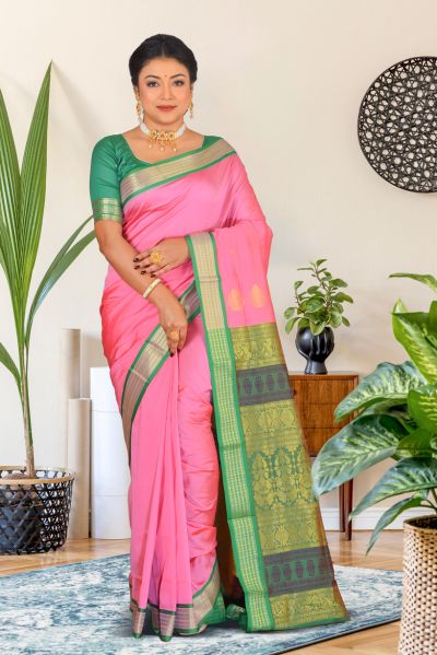 Semi Bomkai Silk Saree (adi86904)