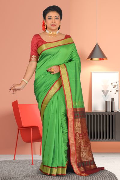 Semi Bomkai Silk Saree (adi86913)