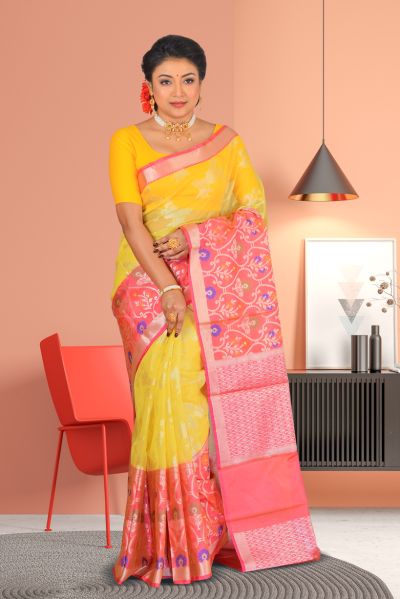 Organza Silk Saree (adi86925)