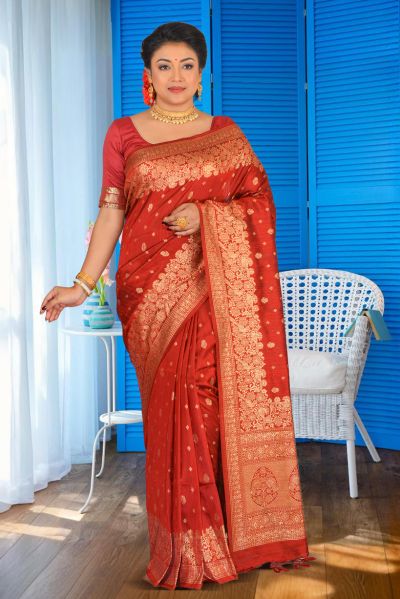 Semi Tussar Silk Saree (adi86967)