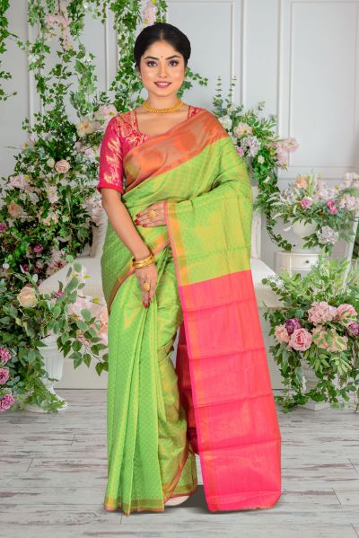 Brocade Kanjivaram  Silk Saree (adi86980)