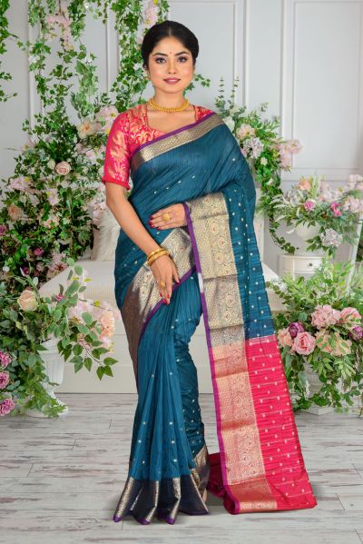 Semi Kanjivaram Silk Saree (adi86992)