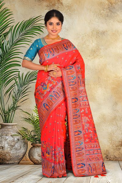 Baluchari Silk Saree (adi87036)