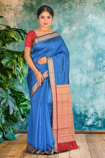 Semi Bomkai Silk Saree (adi87057)