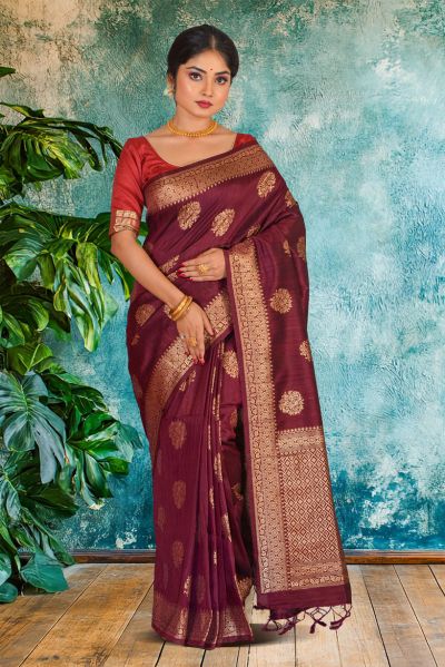 Tussar Silk Saree (adi87058)