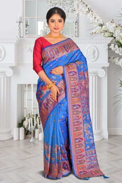 Baluchari Silk Saree (adi87066)