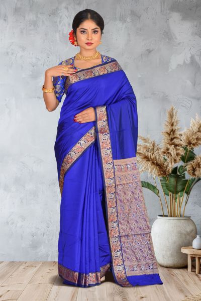 Semi Bomkai Silk Saree (adi87084)