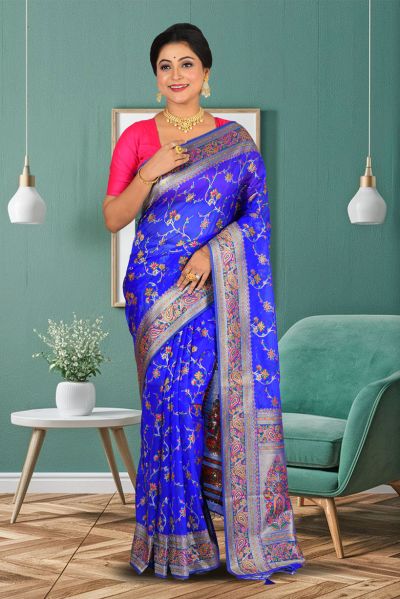 Organza Silk Saree (adi84860)