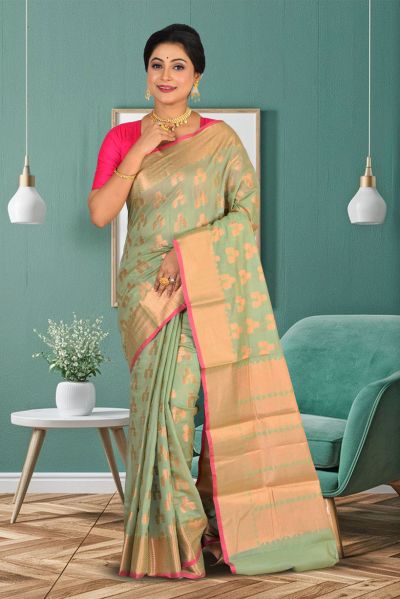 Fancy Silk Saree (adi84881)