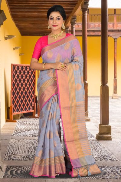 Fancy Silk Saree (adi84885)