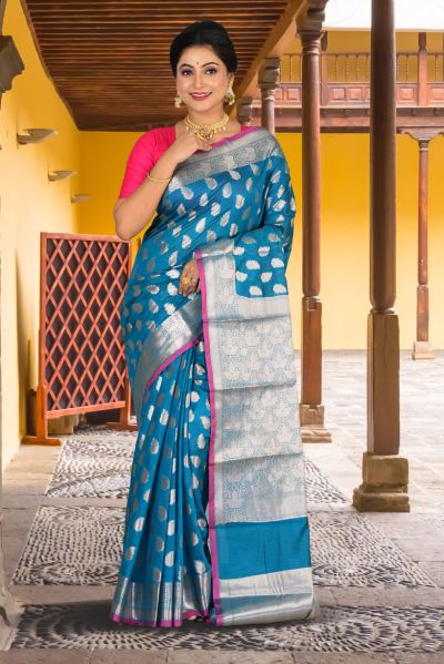 Fancy Silk Saree (adi84890)