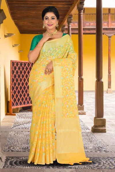 Organza Silk Saree (adi84908)