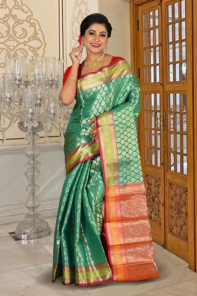 Brocade Fancy Silk Saree (adi84939)