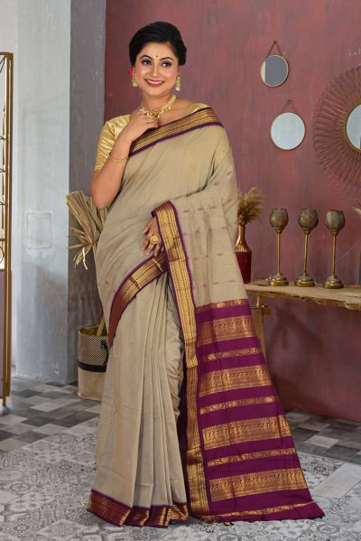 Gadwal Cotton Saree (adi84949)